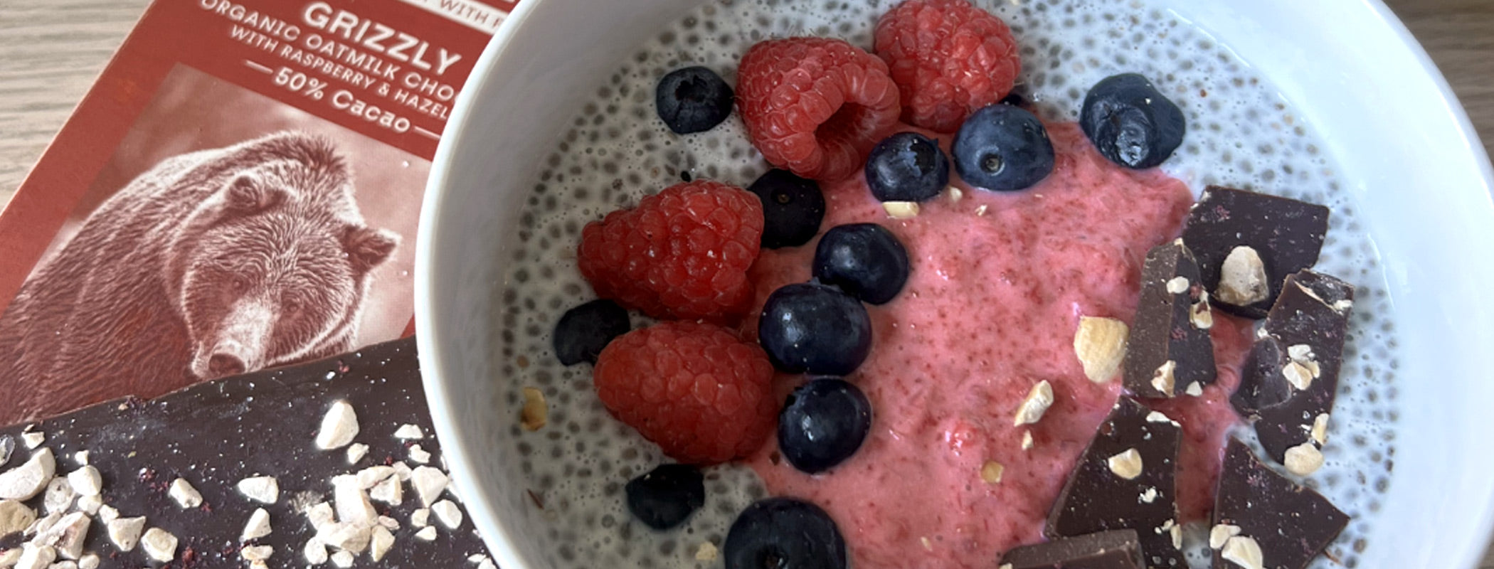 Red, White & Blue Chia Pudding Parfait