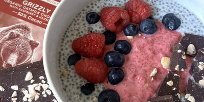 Red, White & Blue Chia Pudding Parfait