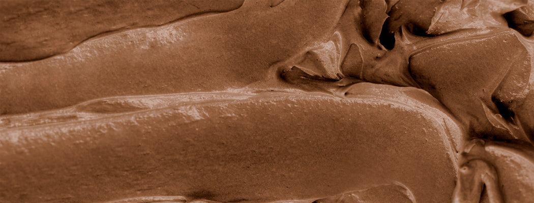 Creamy wild west chocolate close-up