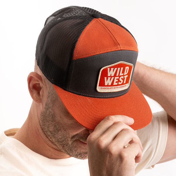 7 Panel Hat | Wild West Chocolate