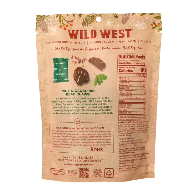 Mint Cacao Nib Bear Claws