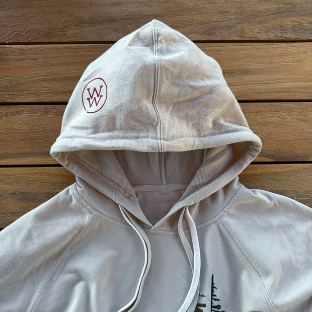 Lightweight Loopback Terry Hooded Sweatshirt