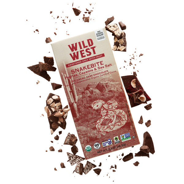 Snakebite 70% Dark Chocolate Bar | Wild West Chocolate